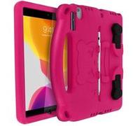 Coque iPad 9 2021 iPad 8 2020 iPad 7 2019 Enfant Panda Support Vidéo Rose