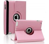 Coque iPad Air 1/2 - Phonillico - Rose - Rigide 360 Multi-positions - Fermeture élastique