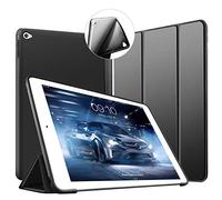 Coque iPad Air 2, VAGHVEO iPad Air 2 Case Housse Étui de Slim Léger Protection Coque [Veille/Réveil Automatique] TPU Souple Bumper Smart Cover pour Apple 9,7 Pouces iPad Modèle A1566 / A1567 (Noir)