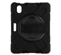 Coque Ipad Mini 2021 Hybride Antichoc Poignée Rotative Béquille Noir