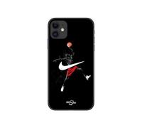 Coque Iphone 11 Nike Jordan Logo Fond Noir