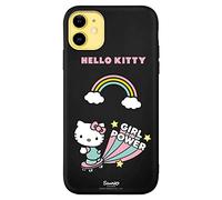 Coque iPhone 11 Noir Hello Kitty Girl Power