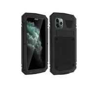 Coque iPhone 11 Pro Aluminium Silicone Support Vidéo Tank Series Noir