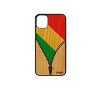 Coque iPhone 11 pro en bois silicone drapeau congo brazzaville congolais foot 256 Go etui 4G basket bumper jo football CAN de