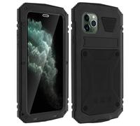 Coque iPhone 11 Pro Max Aluminium Silicone Support Vidéo Tank Series Noir