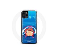 Coque Iphone 11 Pro Max Ponyo sur la Falaise Sosuke mer plage mer petite fille poisson rouge japon L