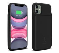 Coque Iphone 11 Protection Rigide 2 En 1 Batterie 4500mah Akashi Noir