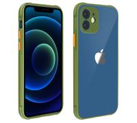 Coque pour iPhone 12 / 12 Pro Grips antidérapants Bords caméra surélevés Vert