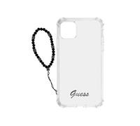 Guess Black Pearl Strap Case, Transparent - iPhone 12 / 12 Pro