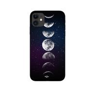 Coque de téléphone - MANIACASE - Iphone 12 mini - Silicone - Souple - Lune phase nuit étoile