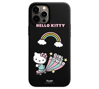 Coque iPhone 12 Pro MAX Noir Motif Hello Kitty Girl Power