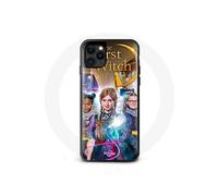 Coque Iphone 12 Pro sorcière maladroite Amandine Malabul the worst witch meilleure amie Pamela balai chat noir