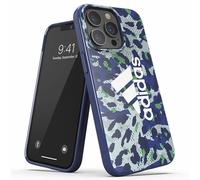 Coque iPhone 13 Adidas Léopard Bleu