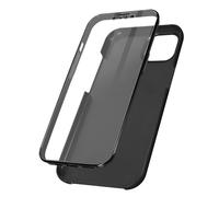 Coque iPhone 13 Arrière Rigide noir et Avant Souple Transparent
