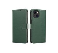Coque iPhone 13 mini(5.4pouce)avec Rabat Anti-Vol NFC - Protection Intégrale -Vert
