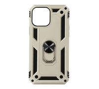 Coque iPhone 13 Mini Antichoc Hybride Bague Support Vidéo doree