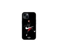 Coque Iphone 13 Nike Jordan Logo Fond Noir