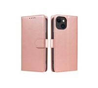 Coque iPhone 13 Pro max(6.7pouce)avec Rabat Anti-Vol NFC - Protection Intégrale -or rosé