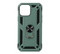 Coque iPhone 13 Pro Max Antichoc Hybride Bague Support Vidéo vert foncé