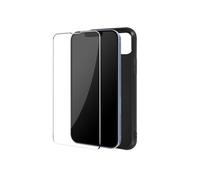 Coque iPhone 13 Pro Max Souple et Verre Trempé 9H Noir