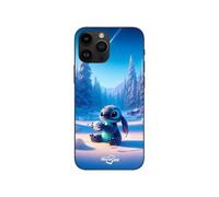 Coque Iphone 13 Pro Max Stitch Mignon Neige Étoilée 3d