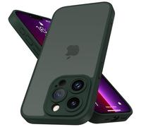 Coque iPhone 13 Pro, Protection intégrale de qualité Militaire de 3 m, Protection Contre Les Chutes de Doigts avec Dos Mat Anti-Traces de Doigts(Vert foncé)