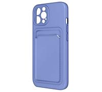Coque pour iPhone 13 Pro Silicone Souple Porte-carte Fine Légère Forcell Violet