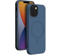 - Coque de protection pour téléphone portable - compatibilité avec MagSafe - silicone - bleu - pour Apple iPhone 14 Plus