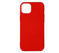 Coque pour iPhone 14 Plus Semi-rigide Soft-touch Fine Rouge