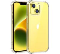 Coque Iphone 14 Plus Transparente Antichoc - Tpu Souple & Dos Pc Dur, Coins Renforcés Air-Cushion, Découpes Précises, Compatible Chargeur Sans Fil