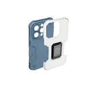 Coque iPhone 14 Pro Antichoc Hybride avec Anneau Support Magnétique Blanc