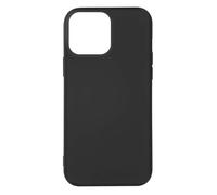 Coque pour iPhone 14 Pro Silicone Semi-rigide Finition Soft-touch Fine noir