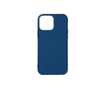Coque iPhone 14 Pro Semi-rigide Soft-touch Fine bleu