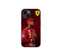 Coque Iphone 15 Lewis Hamilton - Official Ferrari Wallpaper