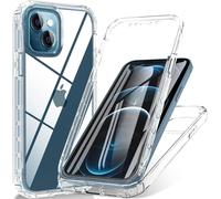 Coque Iphone 15 Plus ¿ Protection 360° Antichoc Avec Protège¿Écran Intégré, Bumper Double Face Transparent