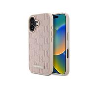 Coque iPhone 16 - Cuir MagSafe (KLHMP16SPKHPORPP) - Rose Hot Stamp