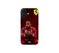 Coque Iphone 16 Plus Hamilton Scuderia Ferrari official wallpaper