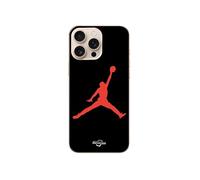 Coque Iphone 16 Pro Jordan logo 23 nike basketball couleur rouge