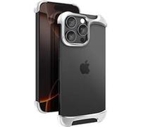 Coque iPhone 16 Pro Max en Aluminium Aérospatiale Ultra Renforcé Antichoc 3m Arc Pulse Argent Argent G