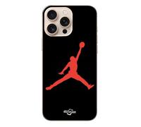 Coque Iphone 16 Pro Max Jordan Logo 23 Nike Basketball Couleur Rouge