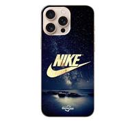 Coque Iphone 16 Pro Max Nike Logo Doré Nuit Étoilé
