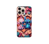 Coque - Maniacase - Iphone 16 Pro Max - Stitch Angel coeur coloré - Souple - Mixte