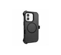 Coque iPhone 17 MagSafe Clip Ceinture Coins Renforcés Noir