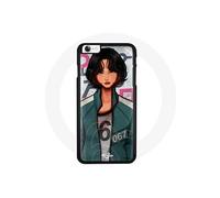 Coque de téléphone - Squid Game - iPhone 6 - Design inspiré de la série - Souple - Noir