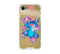 Coque iPhone 7-8 - SE - SE 2022 Officiel Stitch Babas Gold Mirror pour protéger votre téléphone portable. Choisissez le type de coque que vous aimez le mieux avec la licence officielle Disney