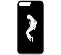 Coque iphone 7 - silhouette michael jackson moonwalk - noir