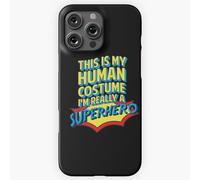 Coque Iphone Samsung C'est Mon Costume Humain, Je Suis Vraiment Un Super-Héros Halloween=540 Compatibilité Pour Étui 19 18 17 16 15 14 Plus Pro Max Galaxy S27 S26 S25 S24 S23 Ultra