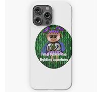 Coque Iphone Samsung Fille Super-Héroïne Luttant Contre La Cybercriminalité, Version Teint Foncé=204 Compatibilité Pour Étui 19 18 17 16 15 14 Plus Pro Max Galaxy S27 S26 S25 S24 S23 Ul