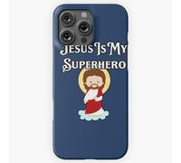 Coque Iphone Samsung Jésus Est Mon Super-Héros=769 Compatibilité Pour Étui 19 18 17 16 15 14 Plus Pro Max Galaxy S27 S26 S25 S24 S23 Ultr