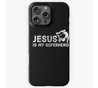 Coque Iphone Samsung Jésus Est Mon Super-Héros ¿ Cadeau Chrétien Amusant=511 Compatibilité Pour Étui 19 18 17 16 15 14 Plus Pro Max Galaxy S27 S26 S25 S24 S23 U